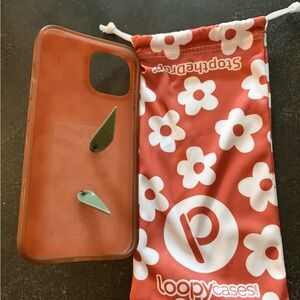 Loopy Case Coral and Mint Phone Case